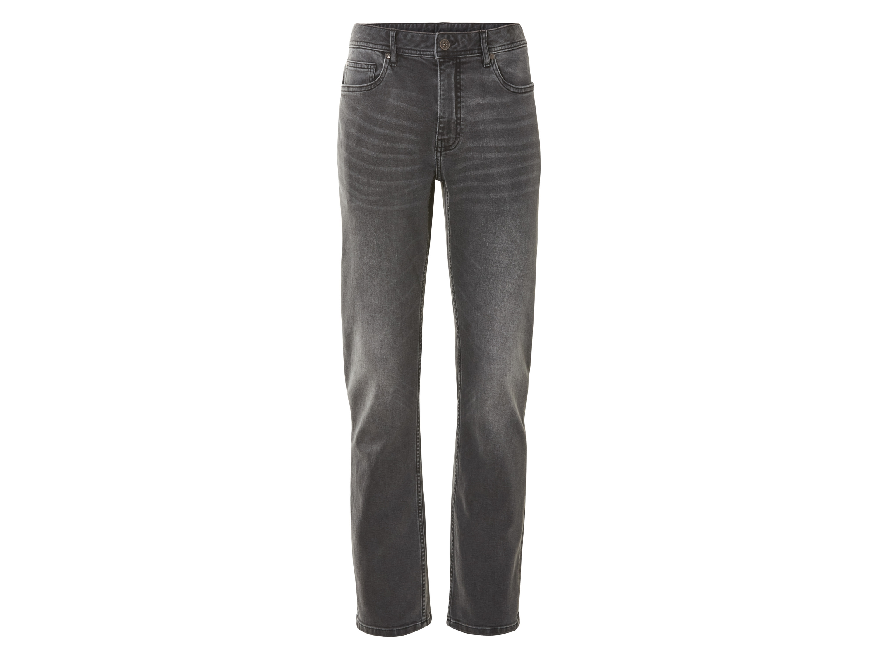 Livergy Jeansy męskie slim fit 52 36/32, Ciemnoszary