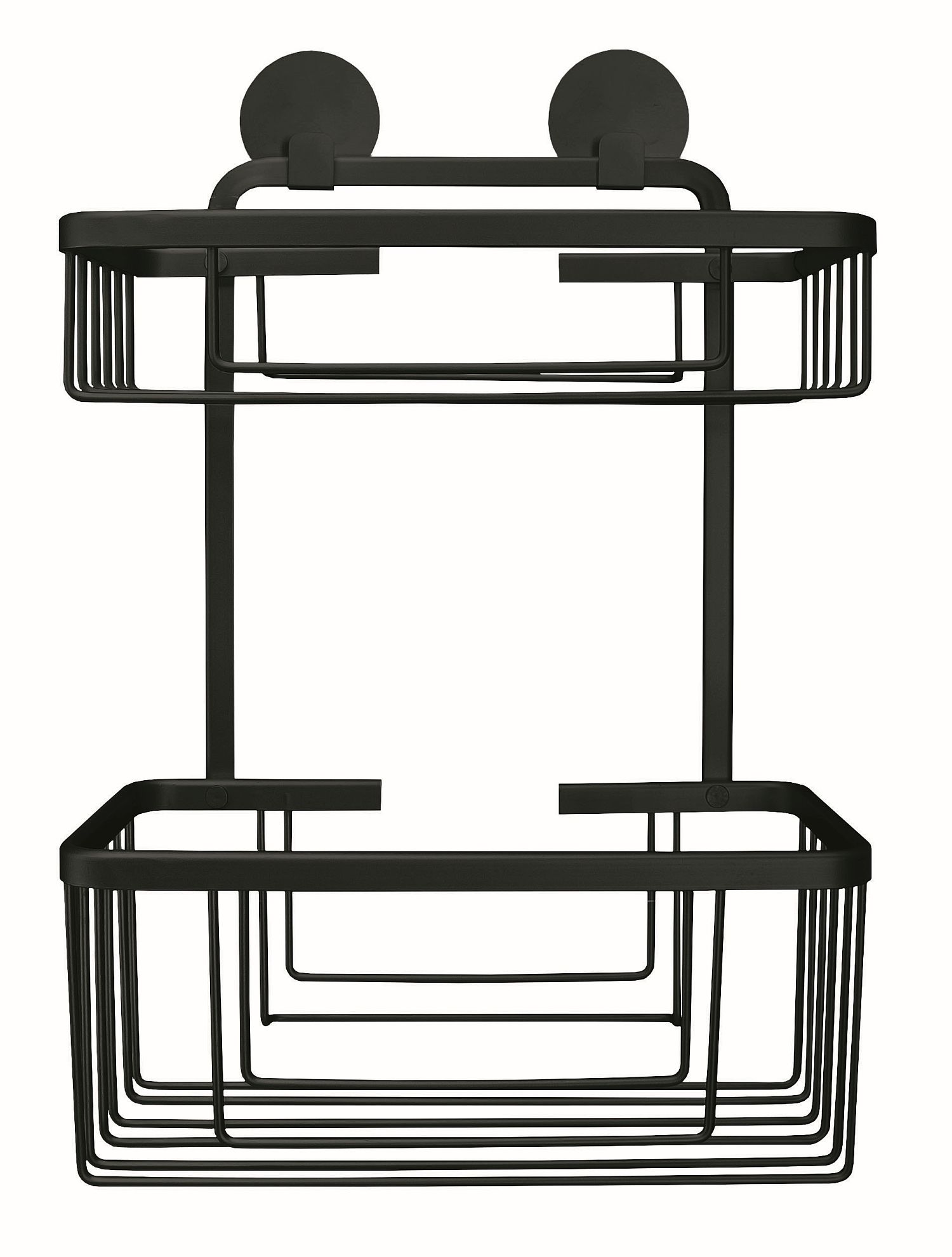 Darmowa Dostawa - Koszyk łazienkowy czarny Kleine Wolke Rocco 8061926806