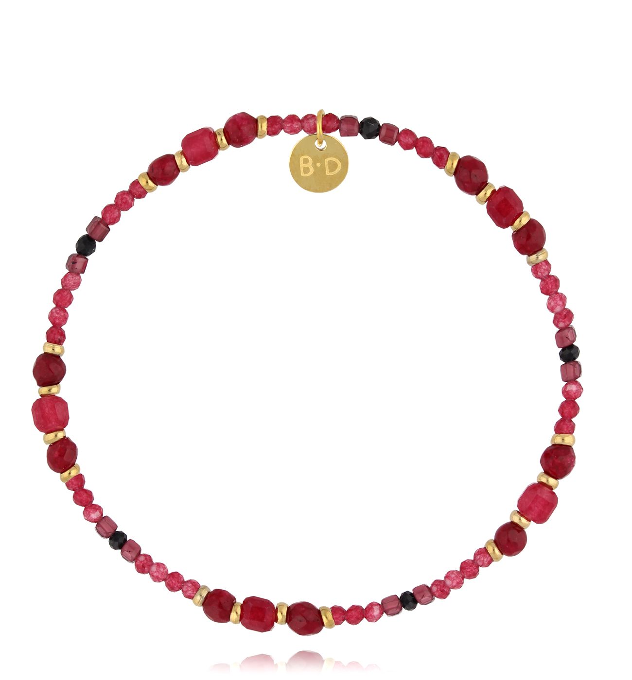 Bransoletka z turmalinami i granatami BTW3266