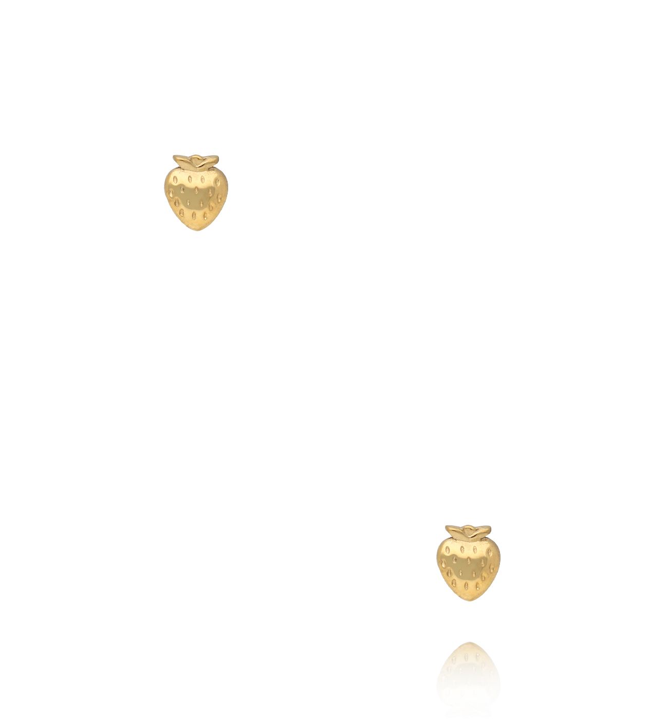 Kolczyki w kształcie truskawek KSY0545 - By Dziubeka