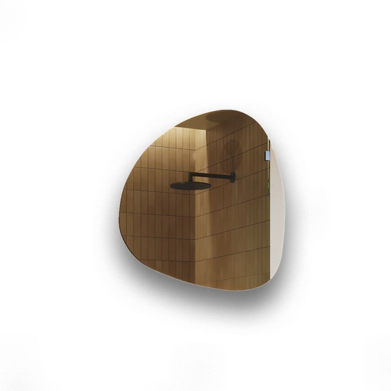 Lustro Nieregularne LED Artforma 54x54 Nowoczesne do Łazienki Barwa Neutralna 1 szt.