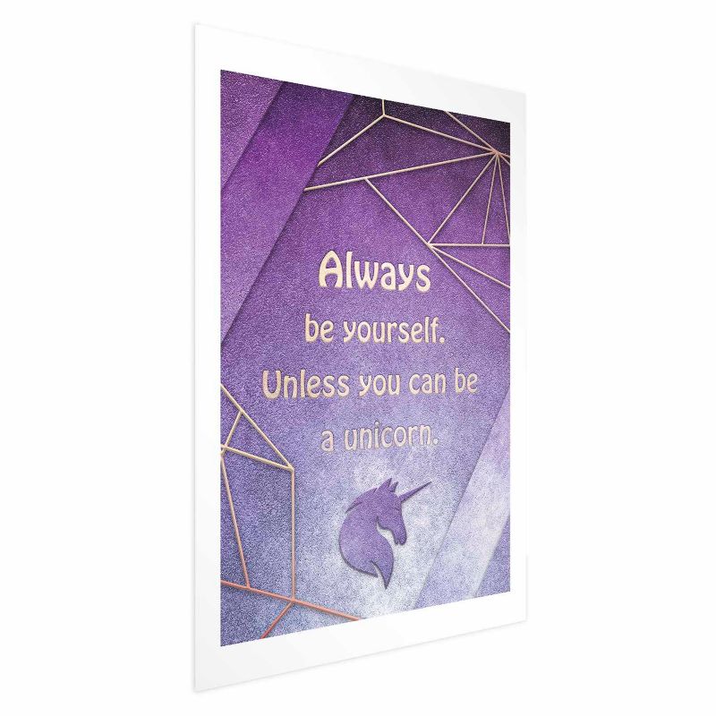 Plakat Artgeist Bądź sobą 29,7x42 cm bez ramy 1 szt