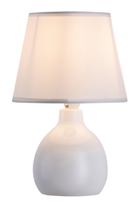 Lampa stołowa Rabalux Ingrid kremowa 1 x E14 x 40W IP20 wym: 28 x 17 x 17 cm ceramika - 1 szt.