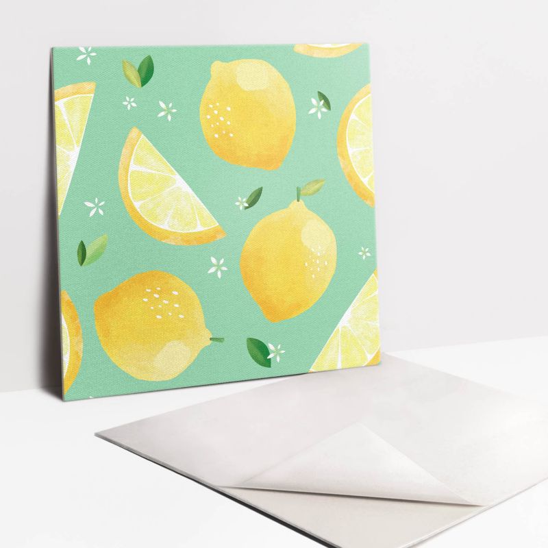 Kafelki samoprzylepne Tulup 30x30 cm Rysunkowa cytryna 9 szt.