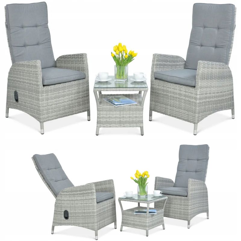 Zestaw Mebli Ogrodowych Focus Garden Wypoczynkowych Technorattan Malta Fotel Stolik Fotele 2os 1 szt