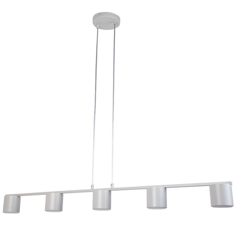 Lampa wisząca Sigma Lighting Mila 7789 jasny szaro-beżowa nowoczesna 5xGX53 x 1 szt.