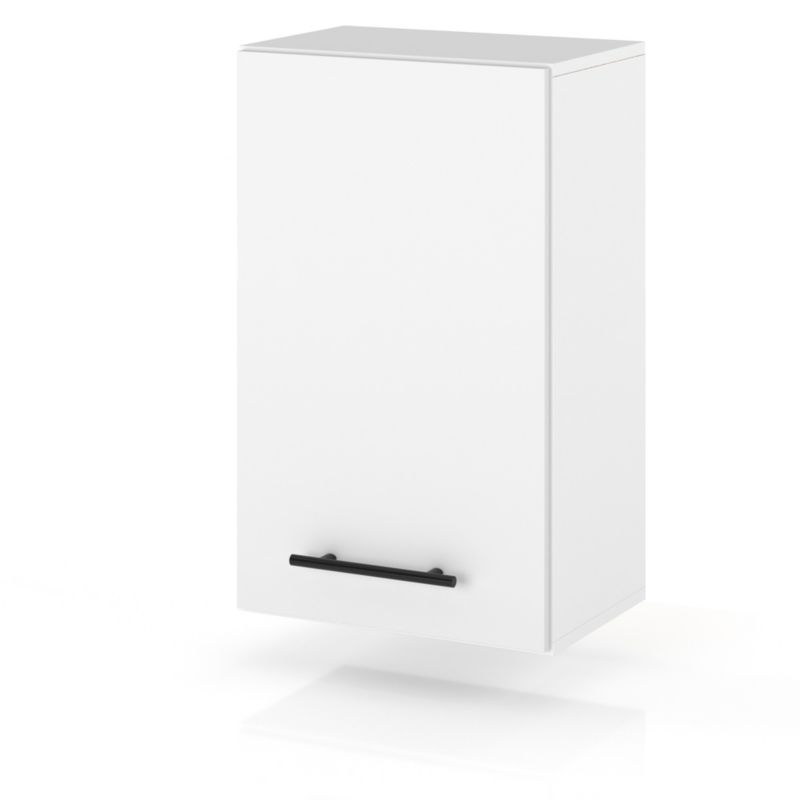 Szafka Kuchenna Hurtownia-Mebli Wisząca W40 sPremium 40cm Biały Mat Biały Mat 40x32x72 cm 1szt.