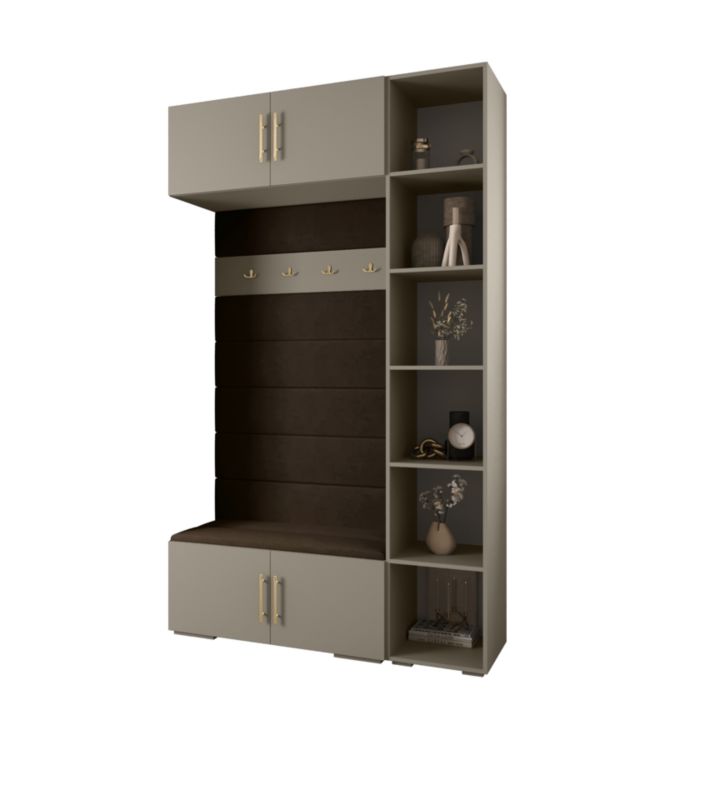 Garderoba do przedpokoju Abiks INOVA 3 Z20 kaszmir+złoty+manila04 1 szt.