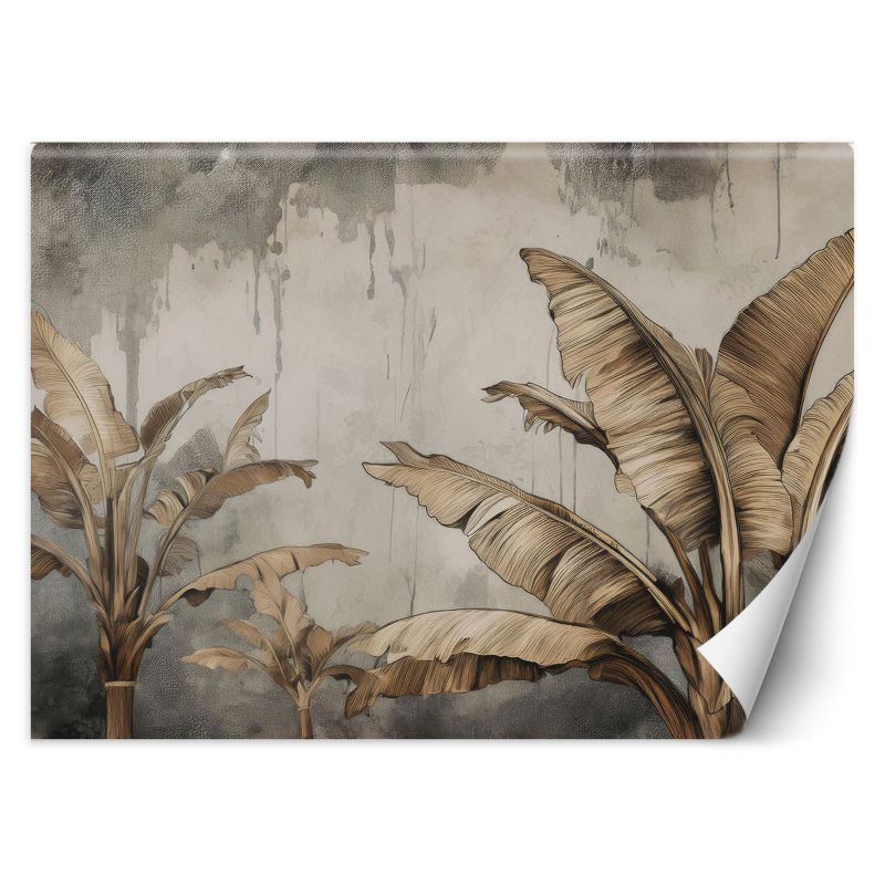 Fototapeta Feeby Liście egzotyczne Beżowy 150x105 1 szt