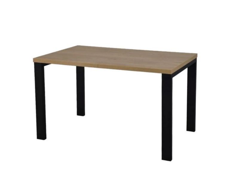 Stół rozkładany Endo GARANT 130(220)x80 dąb złoty craft/nogi czarne 1 szt.