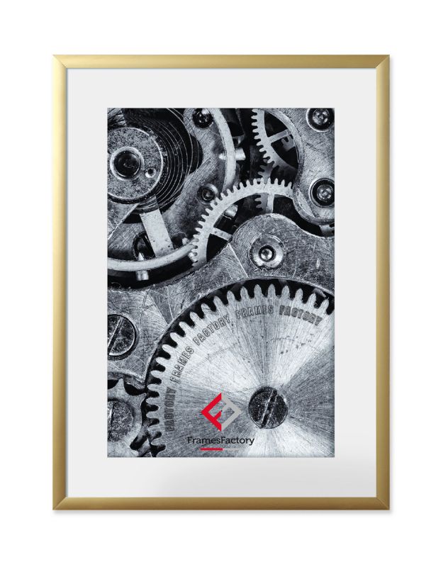 Ramka aluminiowa Frames Factory złota 21x29,7 1szt.