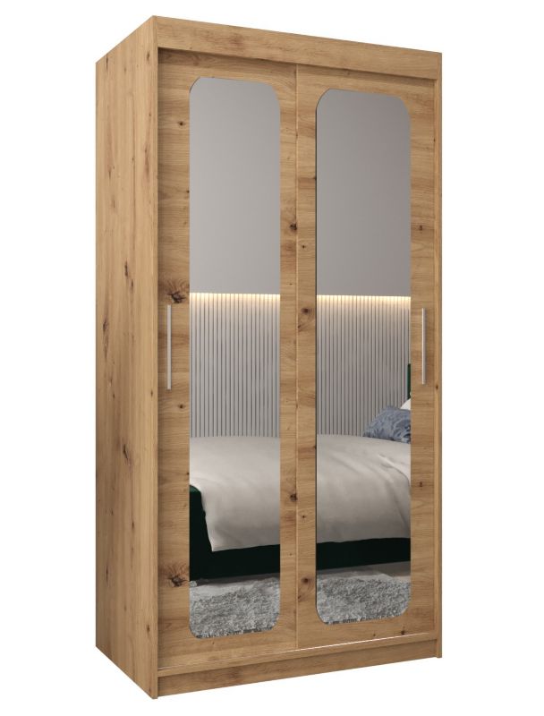 Szafa przesuwna Garderoba Abiks PROMO T3 100 artisan/artisan 1 szt.