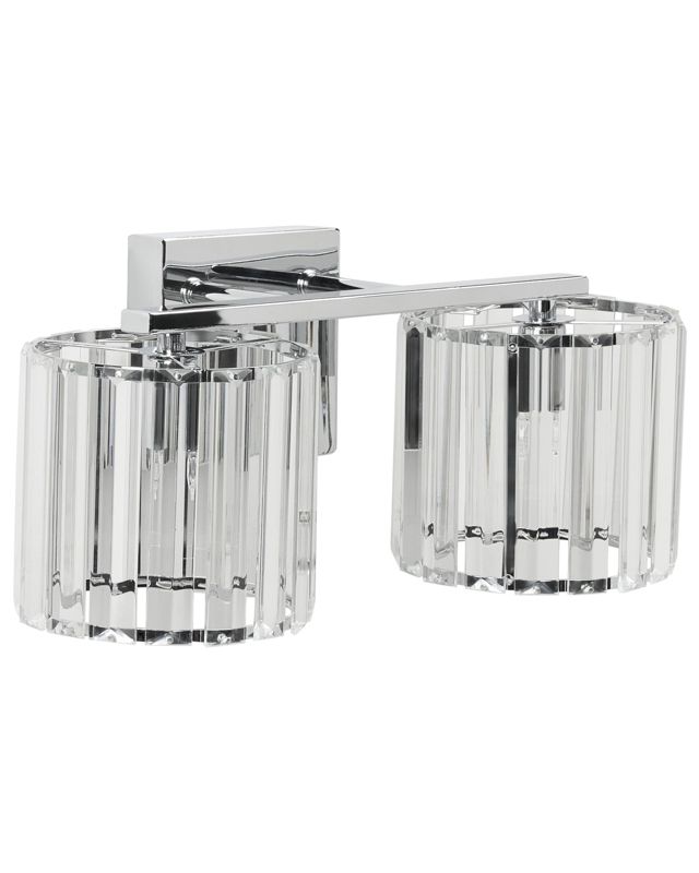 Lampa ścienna Lourido Metal Srebrny 1 szt.