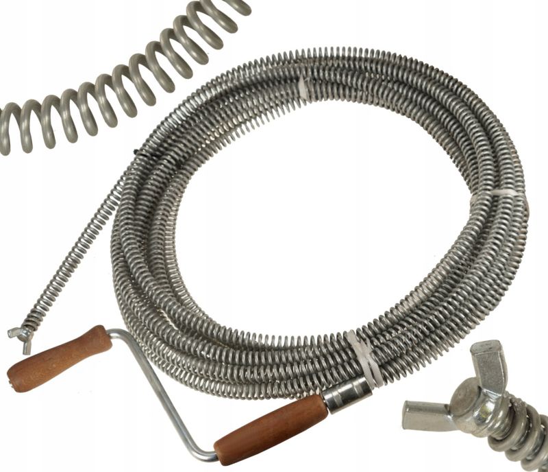 Spirala FEINZ Kanalizacyjna Sprężyna Żmijka Do Rur Fi18 X 15M Ocynkowana 1 szt.