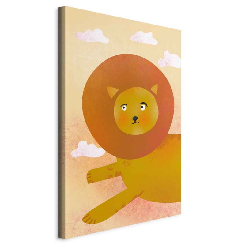 Obraz Artgeist Lwia zabawa 80 x 120 cm flizelina 1 szt