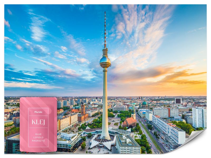 Fototapeta Muralo Wieża Telewizyjna w Berlinie 250x175 cm 1szt.