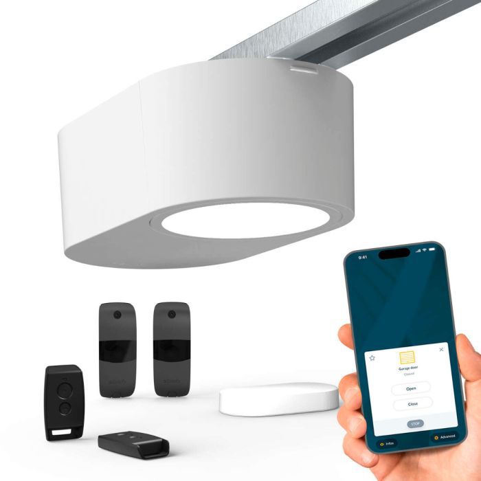 Zdalnie sterowany napęd do bramy garażowej Somfy Serenia 700 io z Connectivity kit 1 szt.
