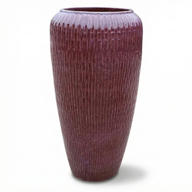 Doniczka ceramiczna Provencelia POMPADOUR szkliwiona mrozoodporna 36 x 60 cm Liliowy jesienny 1szt