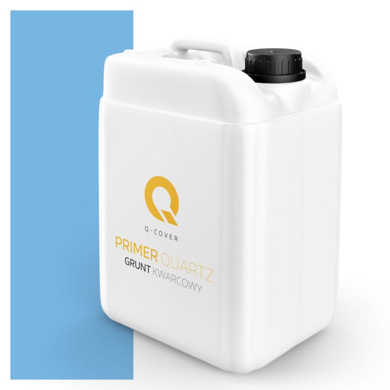 Grunt Kwarcowy pod Tynk Silikonowy Q-Cover Błękitny F116 7.5KG