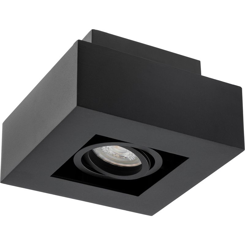 Oprawa Natynkowa Lumiled HalogenowaRuchoma Spot GU10 Kwadrat Czarna 1 szt.