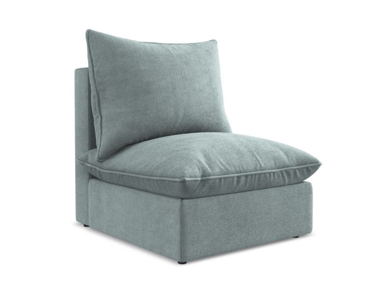 Moduł LaMiaSofa RAVENNA z tkaniny strukturalnej 75x90 cm jeans 1 szt.