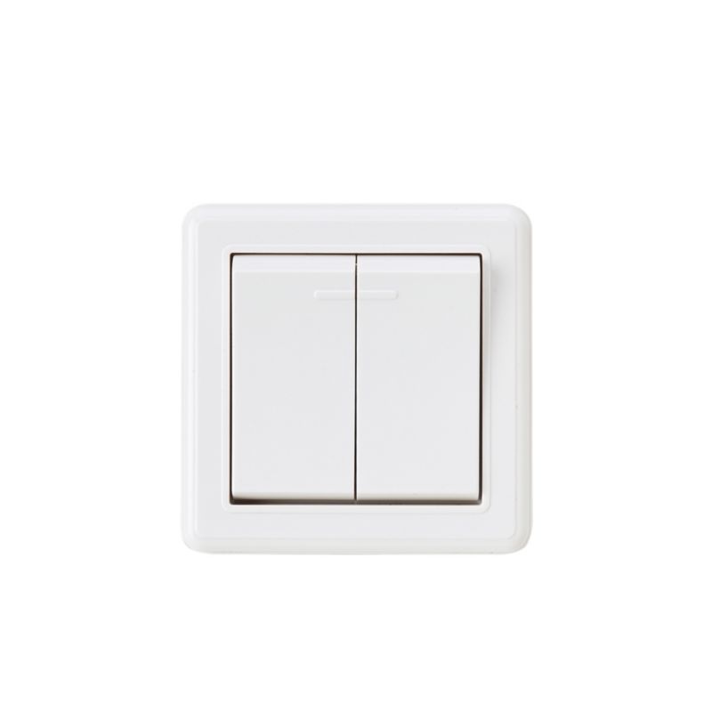 Łącznik podwójny OPP Ascella biały