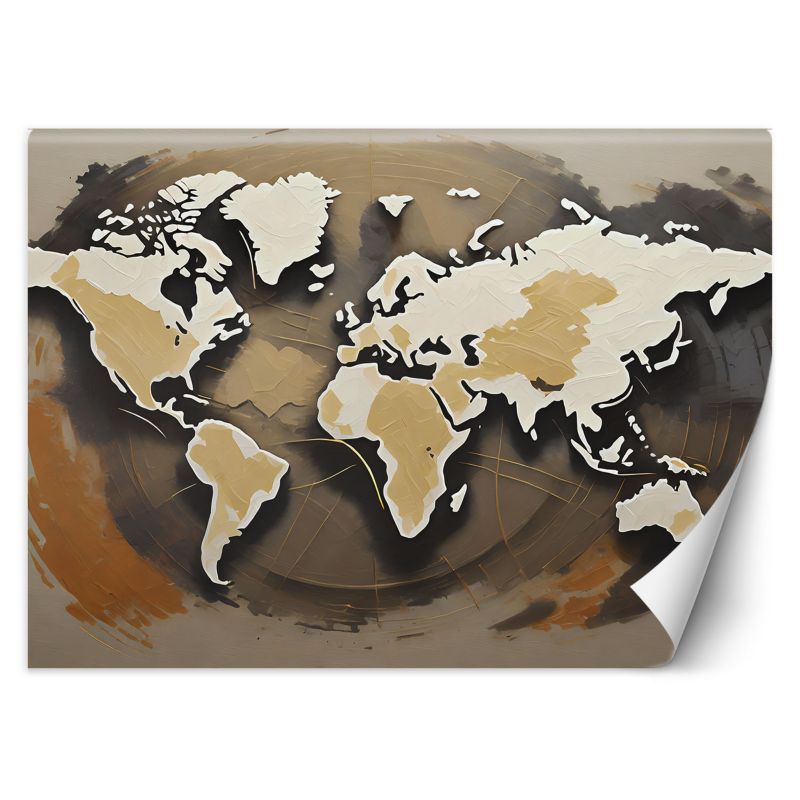 Fototapeta Feeby Mapa świata retro 350x245 1 szt