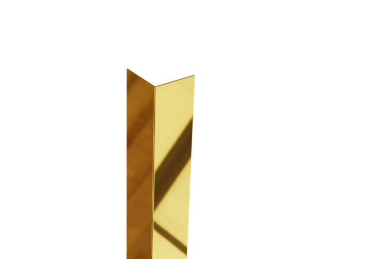 Kątownik wykończeniowy L Lambro złoty połysk 3cm x 3cm x 270cm 1 szt.
