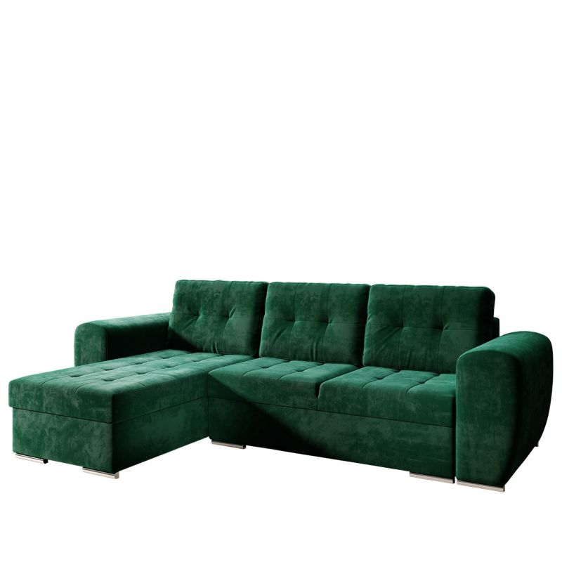 Narożnik z funkcją spania MIRJAN 24 Bari butelkowa zieleń 1 szt.