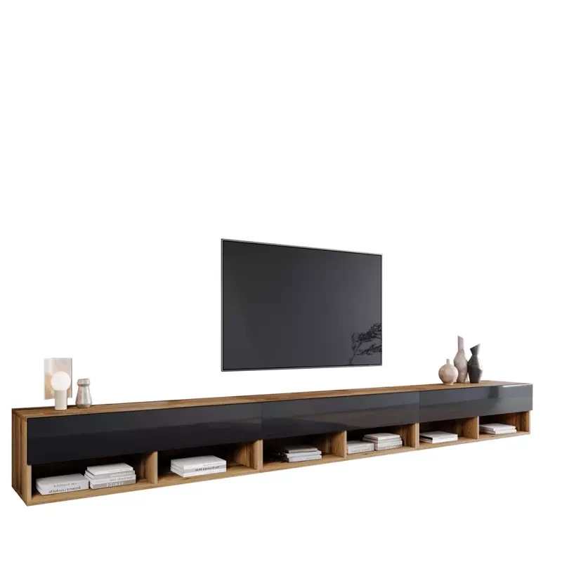 Duża szafka RTV uniwersalna 300 cm AROMA