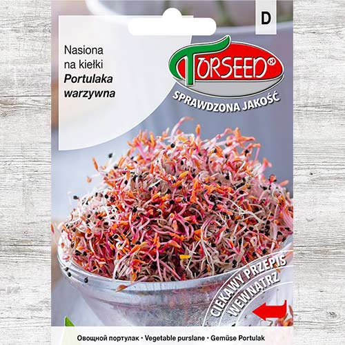 1 szt, Portulaka warzywna, nasiona na kiełki - Nasiona: Ilość w opakowaniu: 2 g