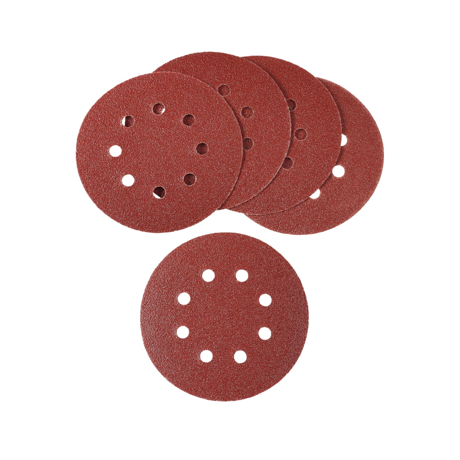 LUX-TOOLS Krążek ścierny na rzep 125 mm K40 - 5 szt