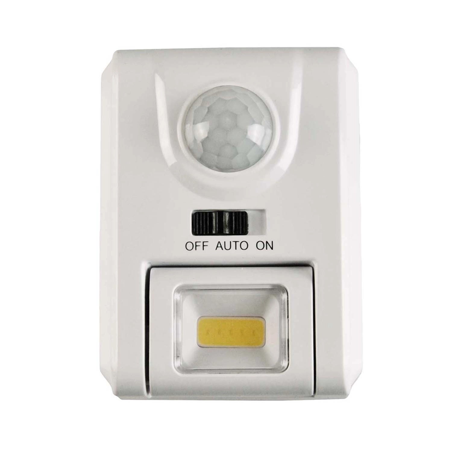 Goldlux Lampka podszafkowa ruchoma LED S2 3xAAA czujnik PIR 4500K 40lm