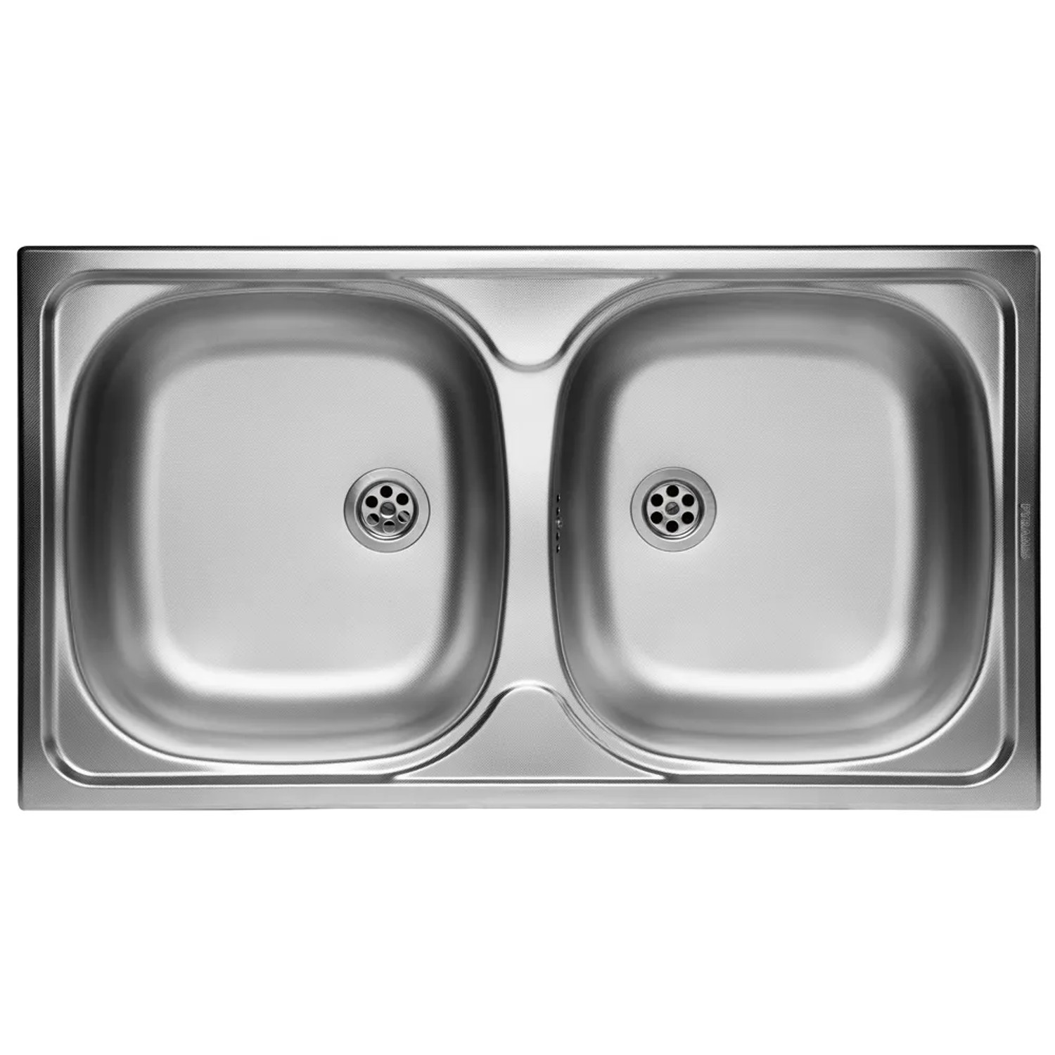 Pyramis Zlewozmywak E78 semi 2-kom. len 78x43,5 cm