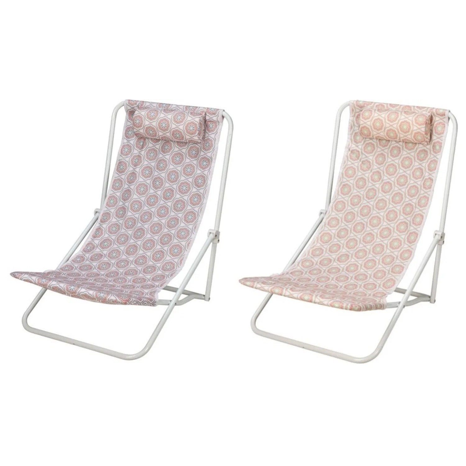 Leżak plażowy, mix kolorów