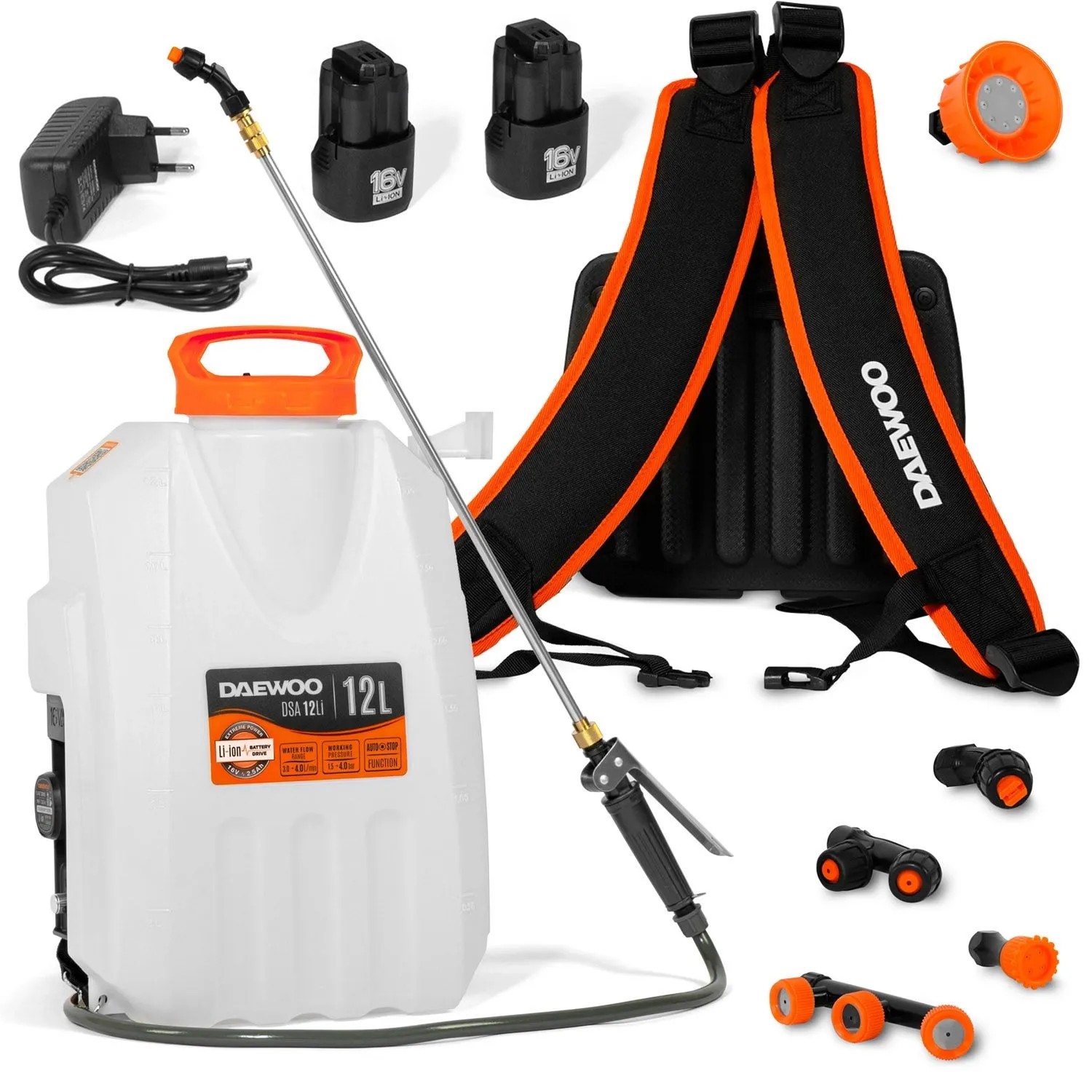 DAEWOO Opryskiwacz akumulatorowy DSA 12Li set