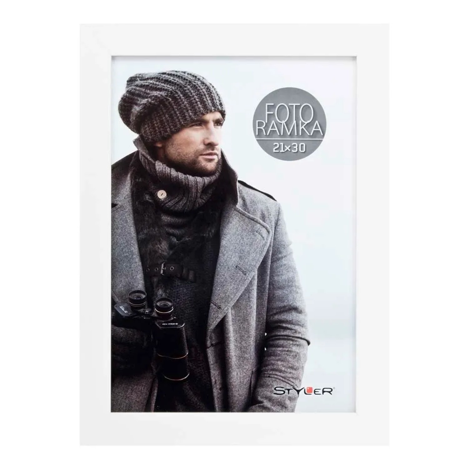 Ramka NARVIK AF biała 21 cm x 30 cm