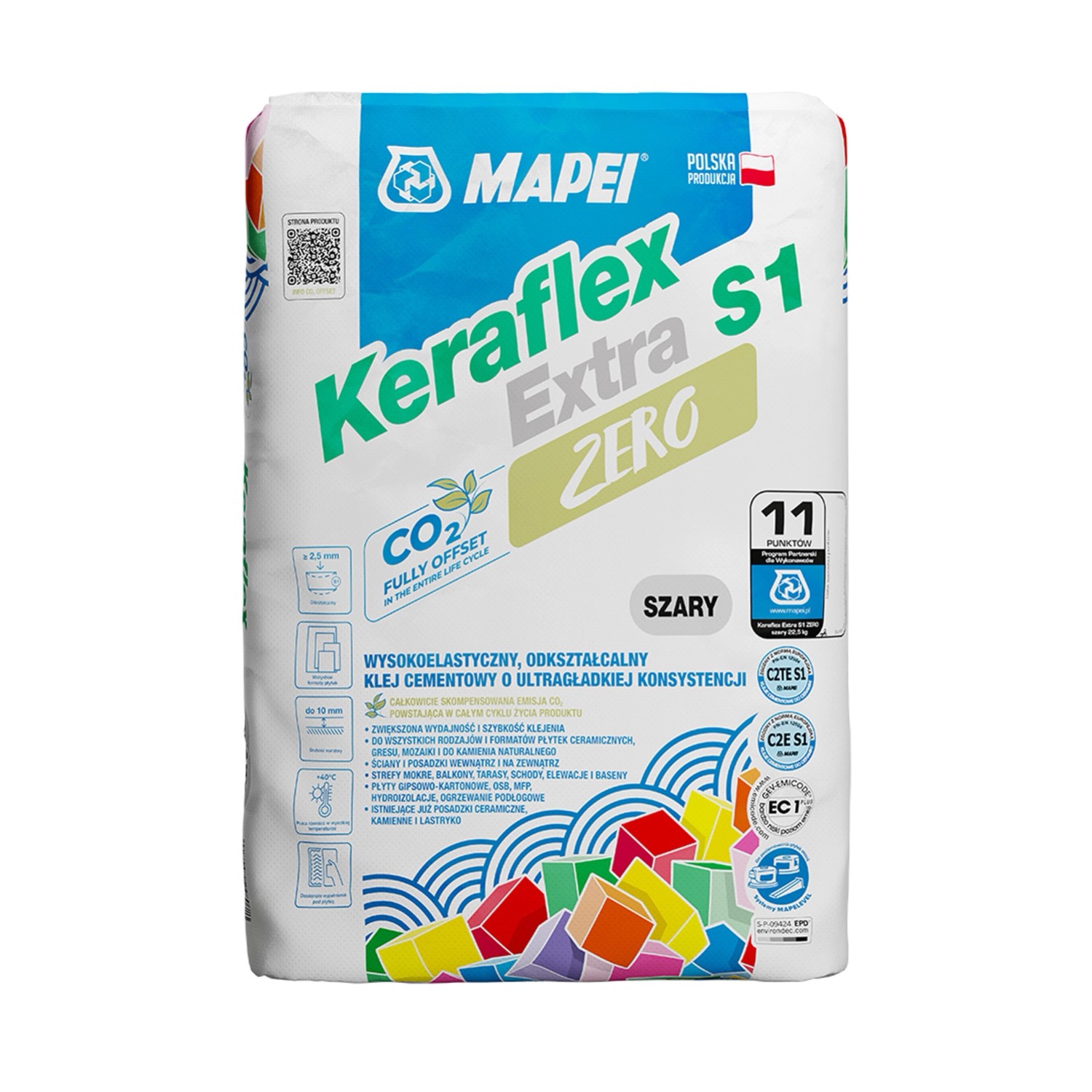 Mapei Zaprawa klejąca Keraflex Extra S1 22,5 kg
