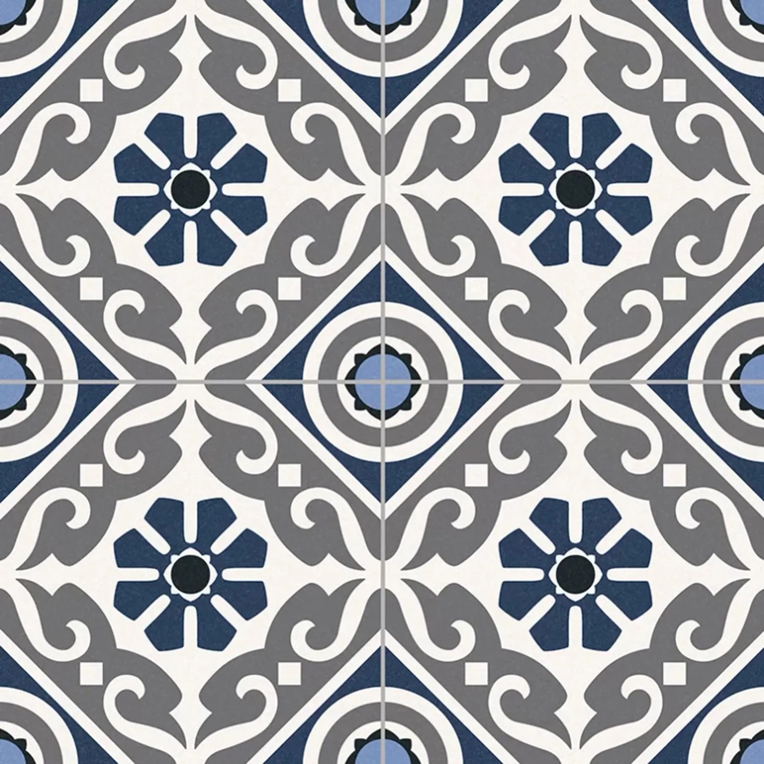 Gres szkliwiony Musa blue 33,15 x 33,15 cm