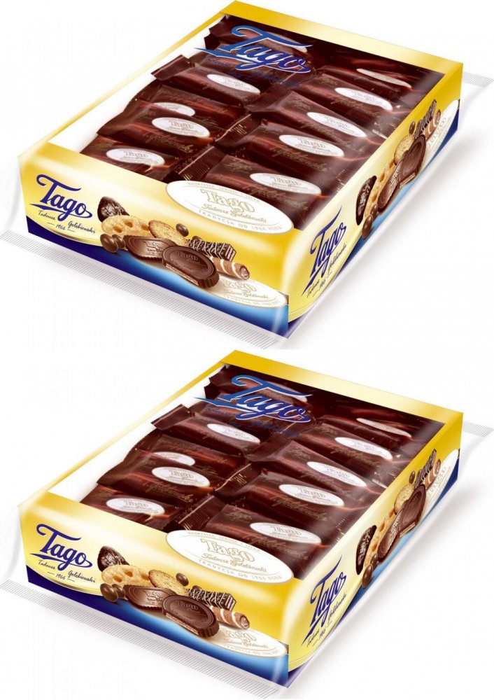 2x Ciastka kruche Tago, korzenny, pakowane pojedynczo, 600g