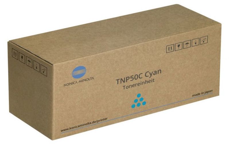 Toner Konica Minolta A0X5454 (TNP-50C), 5000 stron, cyan (błękitny)