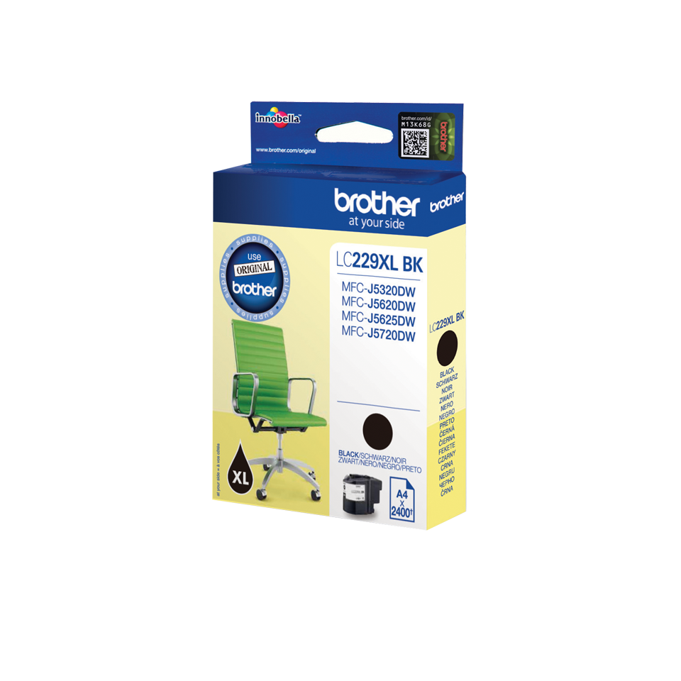 Tusz Brother (LC229XLBK), 2400 stron, black (czarny)
