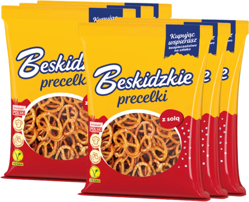 6x precelki Beskidzkie Aksam, z solą, 140g