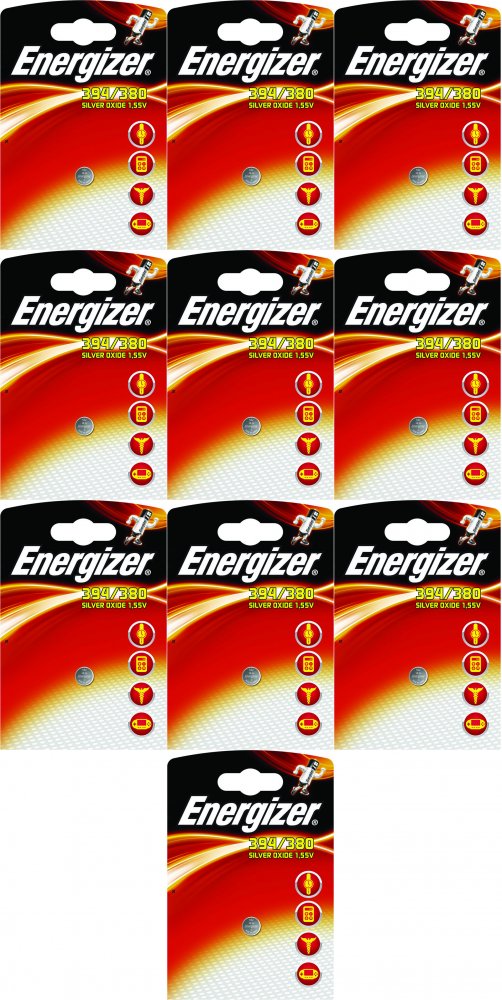 10x Bateria zegarkowa Energizer, 394/380, 1 sztuka