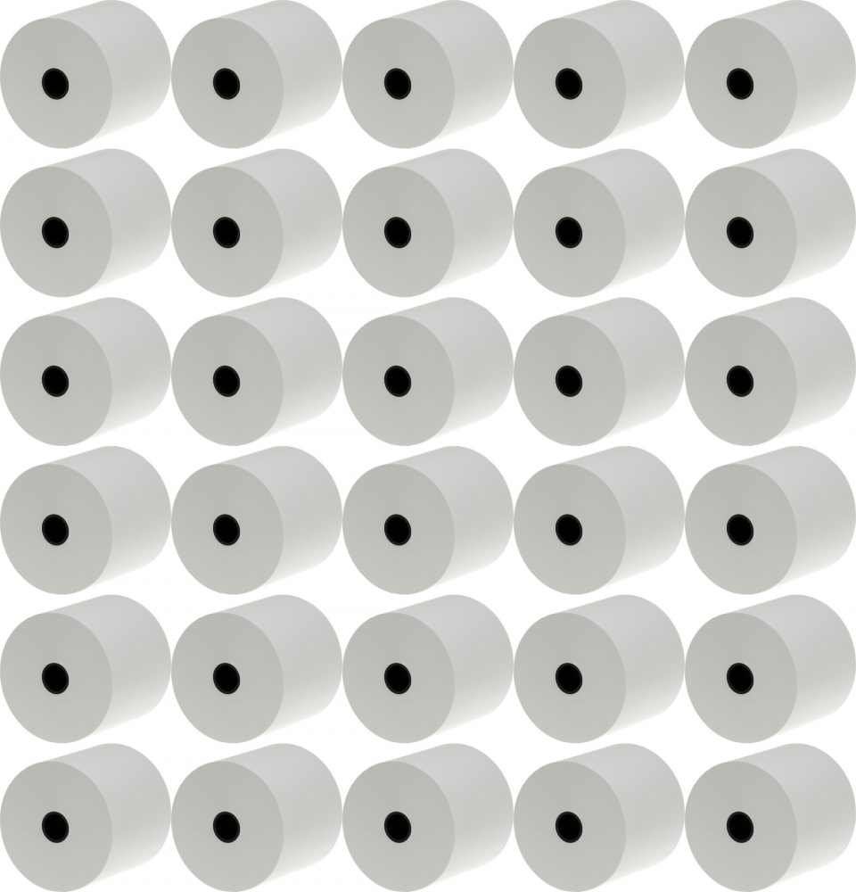 30x Rolka termiczna Drescher Polska Sp. z o.o., 28mm x 25m, 48g/m2, BPA Free, biały