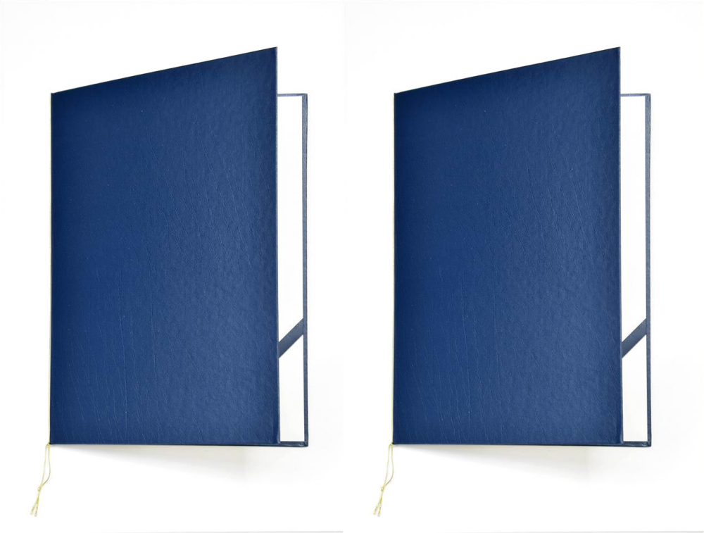 2x Okładka do dyplomów Galeria Papieru, A4, granatowy