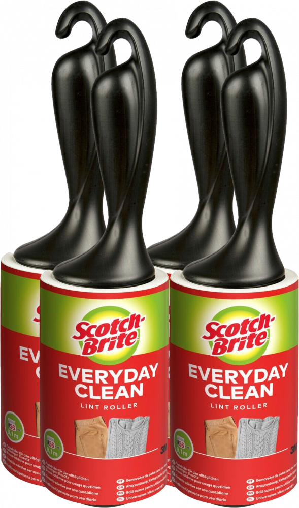 4x Rolka do czyszczenia odzieży Scotch Brite, 56 listków