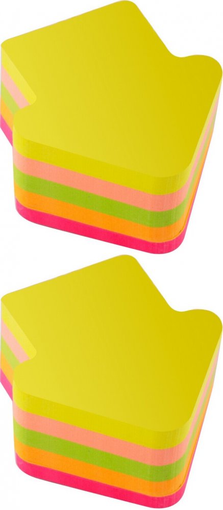 2x Karteczki samoprzylepne D.Rect, strzałka 70x70mm, 400 karteczek, mix kolorów