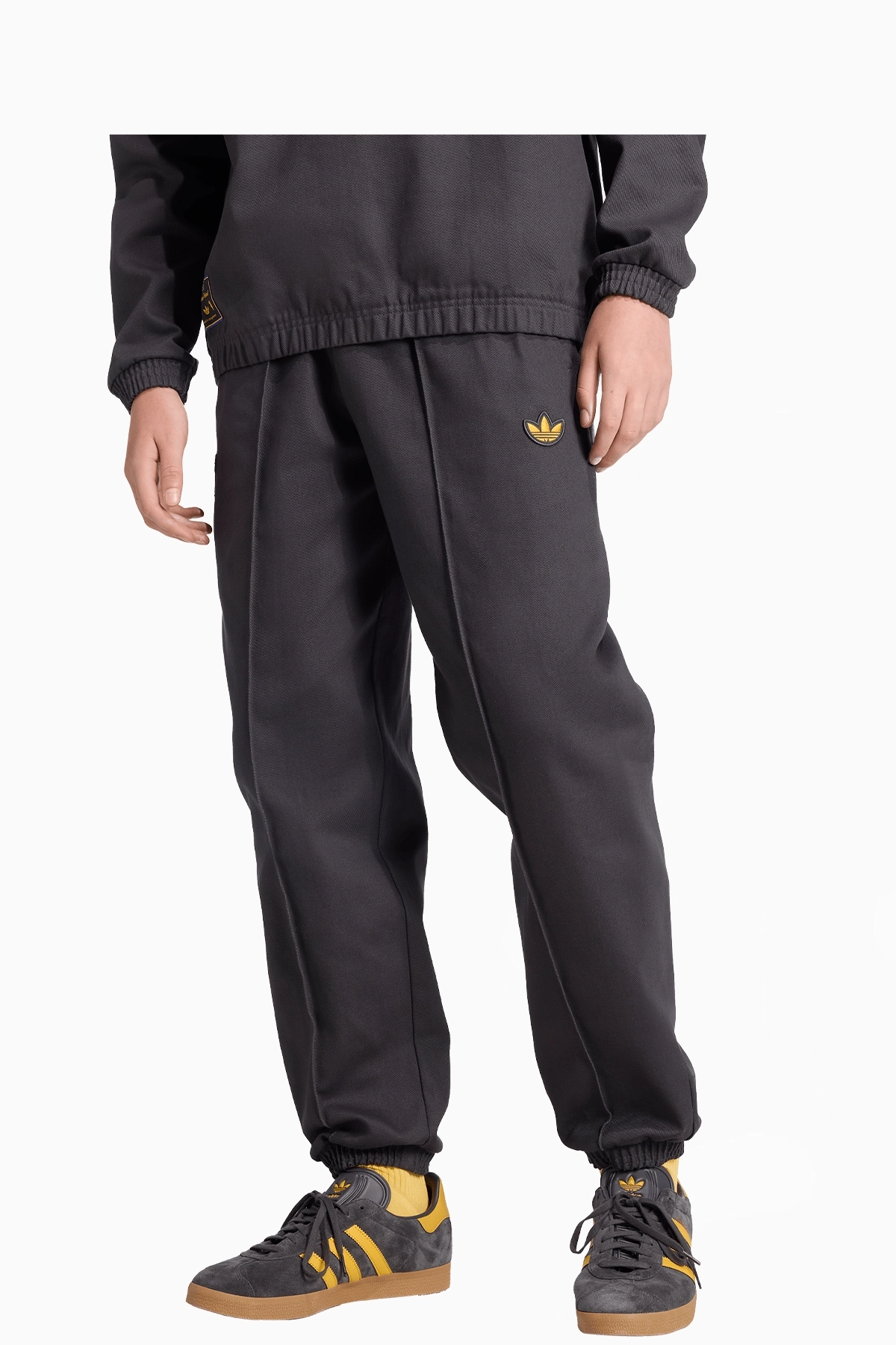 Spodnie adidas Manchester United 25/26 Terrace Icons - Czarny