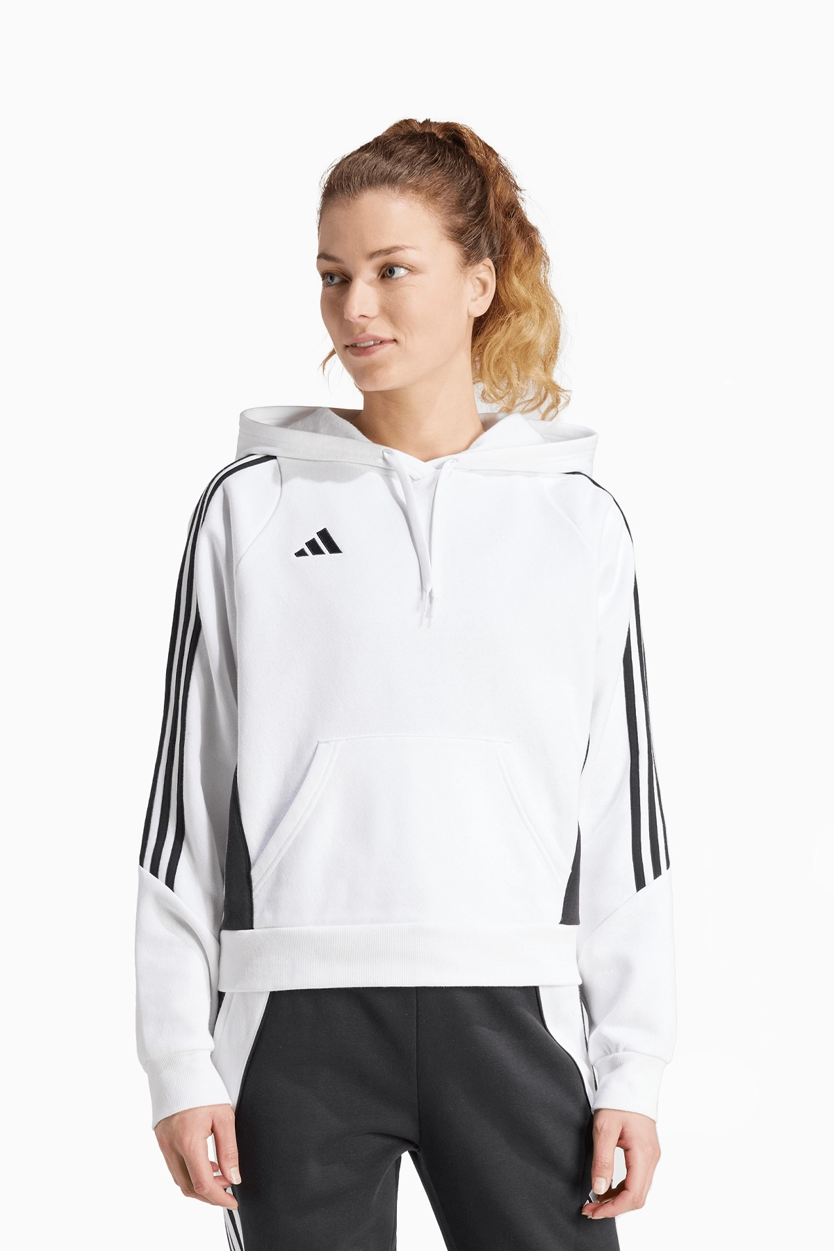 Bluza z kapturem adidas Tiro 24 Damska - Biały